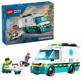 Brinquedo De Construção: Ambulância De Emergência Lego City 60451 Kids 5+