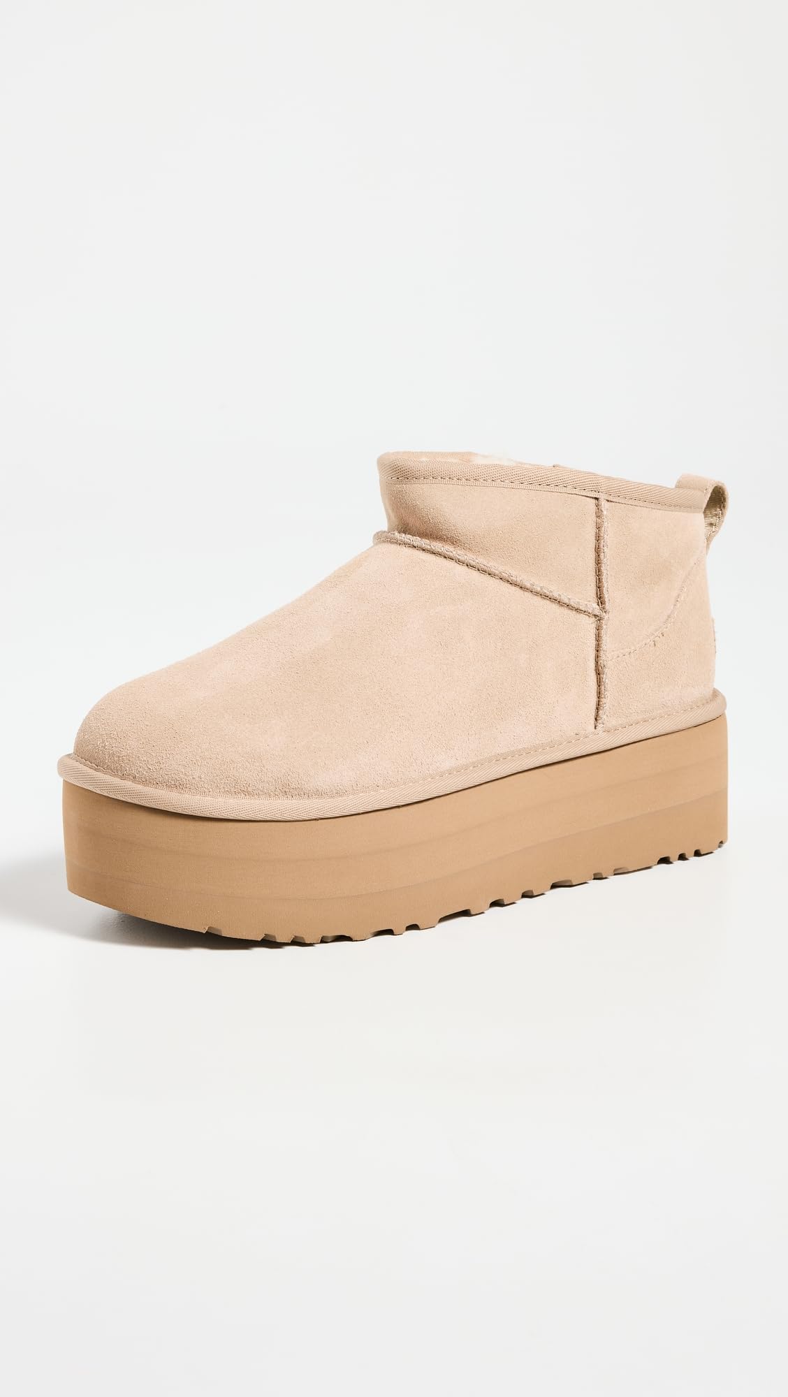 Bota De Moda Ugg Classic Ultra Mini Platform Feminina Sand 9