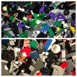 Lote Lego Bulk De 10 Kg, Cores Variadas, 4000 Peças Para Maiores De 4 Anos