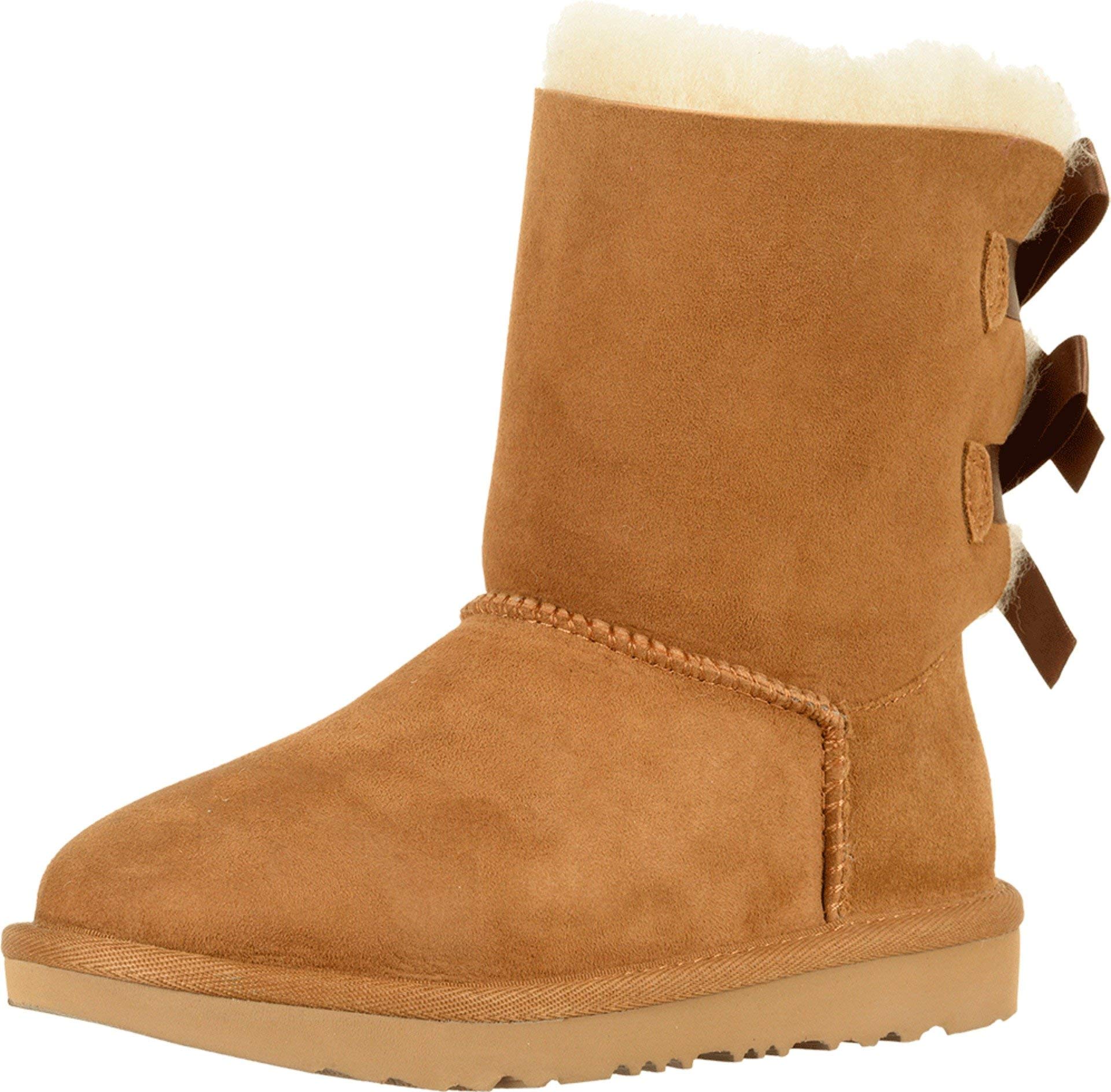 Bota Ugg Unissex Infantil Bailey Bow Ii Castanha Tamanho 04
