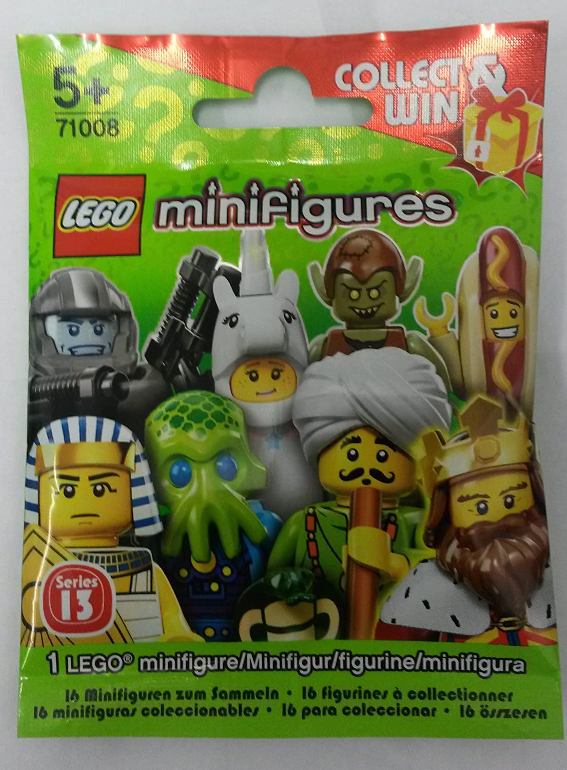 Minifig De Disco Lego Minifigure Series 13 Com Microfone (71008)