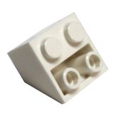 Peças Lego: White 2x2, 45, Inclinação Invertida, X100 A Partir De Conjuntos