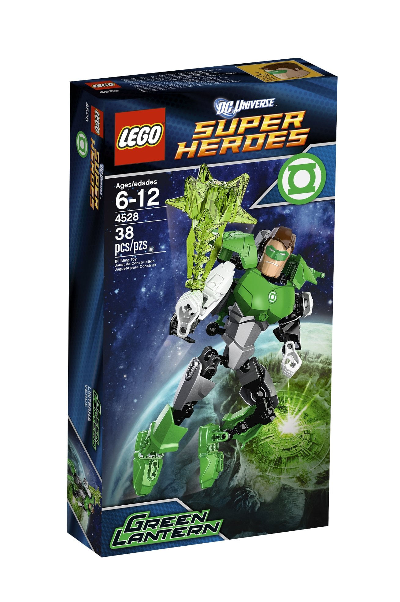 Brinquedo De Construção Lego Ultrabuild Green Lantern 4528 C/ 18cm