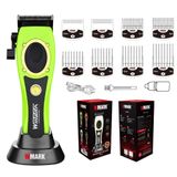Maquina Corte Cabelo Ng 7030 Verde Profissional Wmark