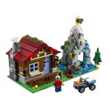 Conjunto De Jogos De Construção Lego Creator 3 Em 1 Mountain Hut 550 Peças