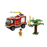 Caminhão De Bombeiro Lego City 4x4 4208 De Brinquedo Com Minifigura De Bombeiro