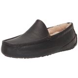 Chinelo Ugg Masculino Ascot Dark Spice Em Couro Integral