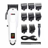 Maquina Cortar Cabelo Wmark Ng 1001 Branco Profissional