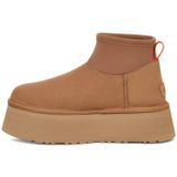 Bota Fashion Ugg Classic Mini Dipper Feminina, Castanha, Tamanho 8