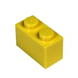 Peças E Peças Lego 1x2 Tijolos X1 Amarelo (amarelo Brilhante)