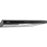 Depurador De Ar Suggar 80cm Slim Dps181pt Preto 127v