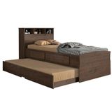 Cama Solteiro Ravena 2 Gavetas C-auxiliar Cinamomo-off White - Conquista