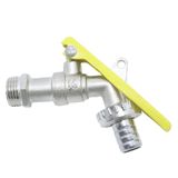 10 Unidades Torneira Para Jardim Esfera 1/2 Porta Cadeado Tradestar