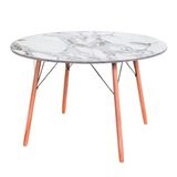 Mesa De Jantar Redonda Eames Eiffel 120cm - Estilo Granito