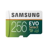Cartão De Memória Samsung Evo Select 256gb Microsdxc Com Adaptador