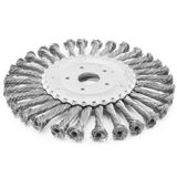 5 Escova De Aço Inox Circular Rotativa Trançada 6 180mm
