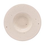 Prato Para Risoto Em Cerâmica Mist 26cm Wolff Branco Matte