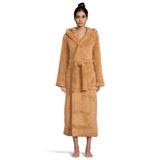 Roupão Ugg Aarti Long Para Mulheres Castanho Em Poliéster Reciclado