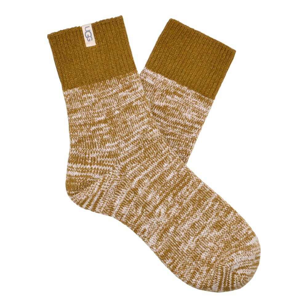 Quarter Sock Ugg Rib Knit Slouchy Para Mulheres Savana