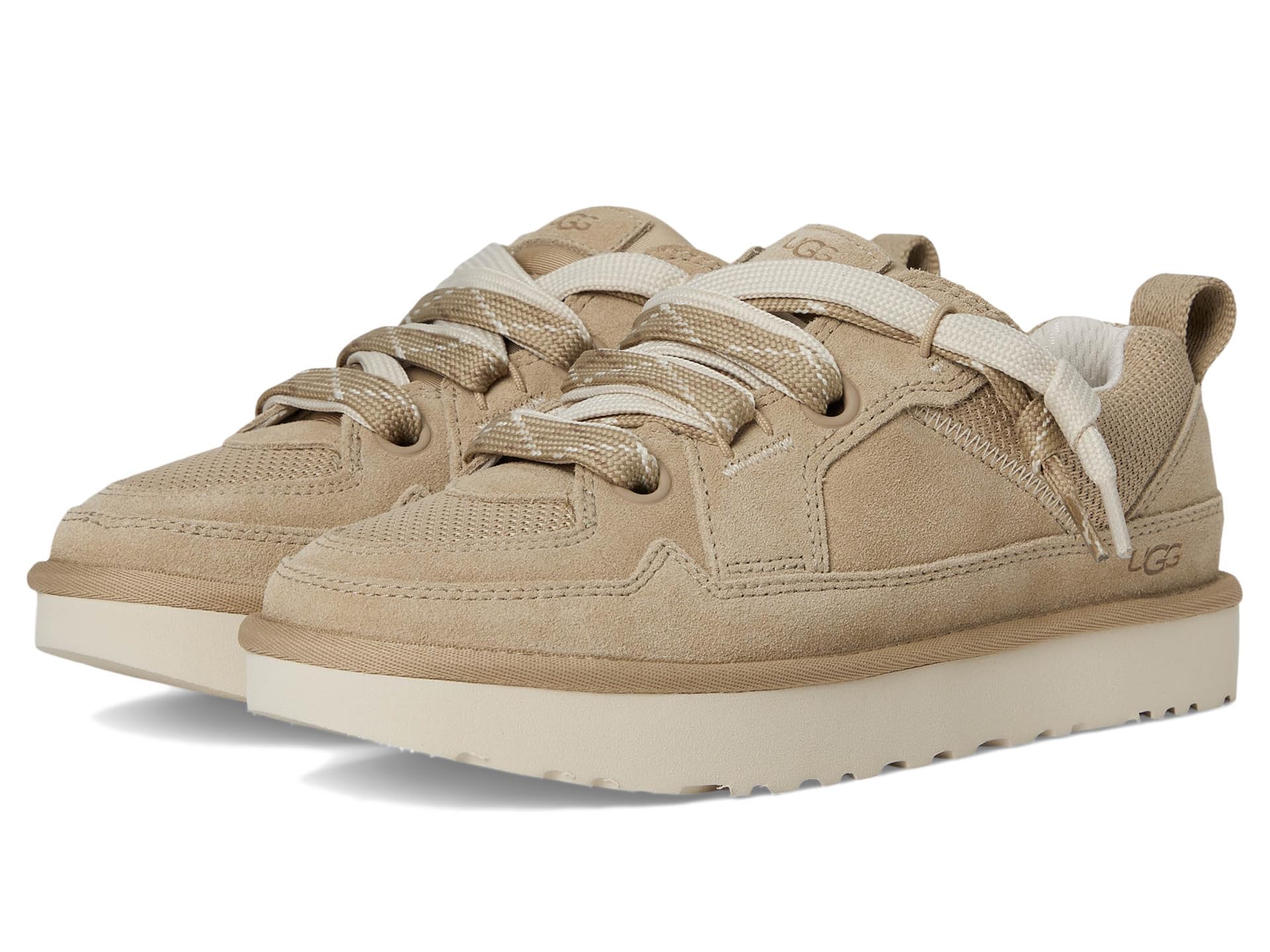 Tênis Feminino Ugg Lo Lowmel Em Camurça Com Semente De Mostarda