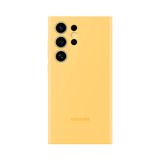 Capa De Telefone Samsung Galaxy S24 Ultra Silicone Amarela