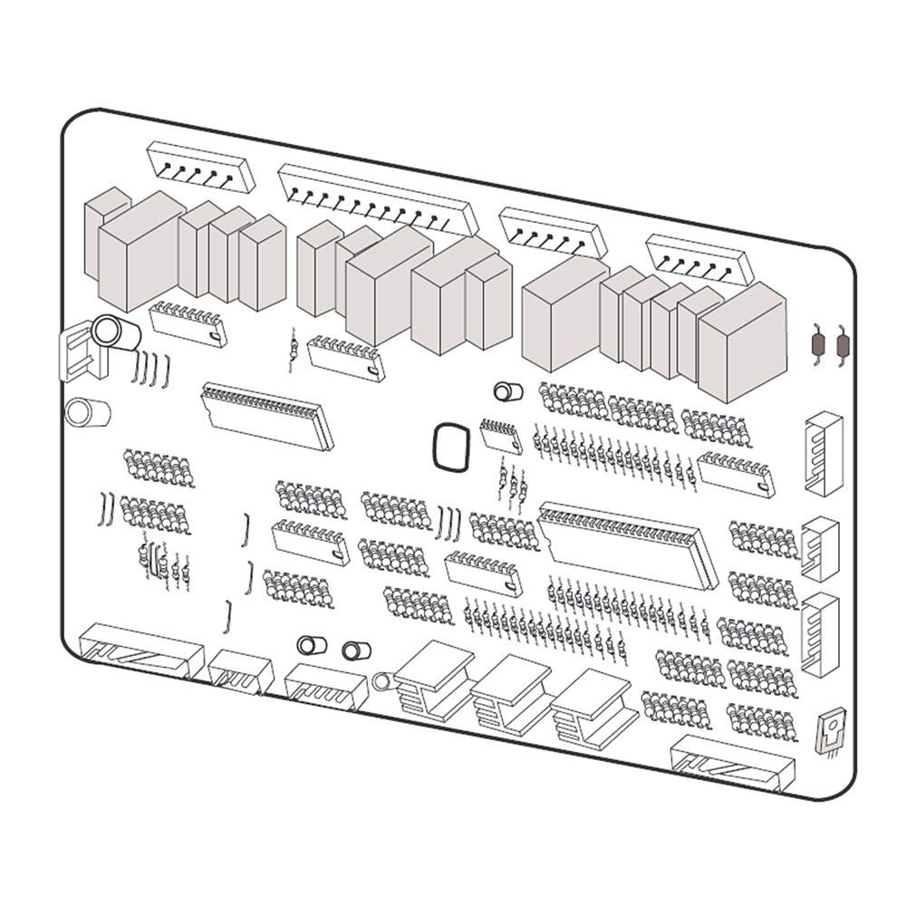 Placa De Controle Eletrônico Do Refrigerador Samsung Da94-02663f