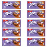 Chocolate Milka Oreo Brownie Barra Kit Com 10 Unid De 100g