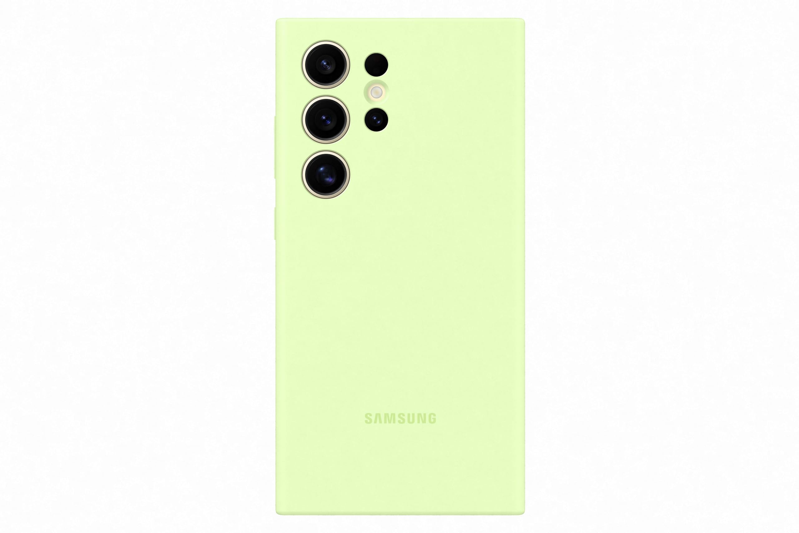 Capa De Telefone Samsung Galaxy S24 Ultra Silicone Verde Limão