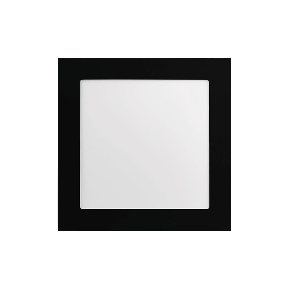 Painel Led Save Energy Quadrado Bivolt Jet Black 4000k