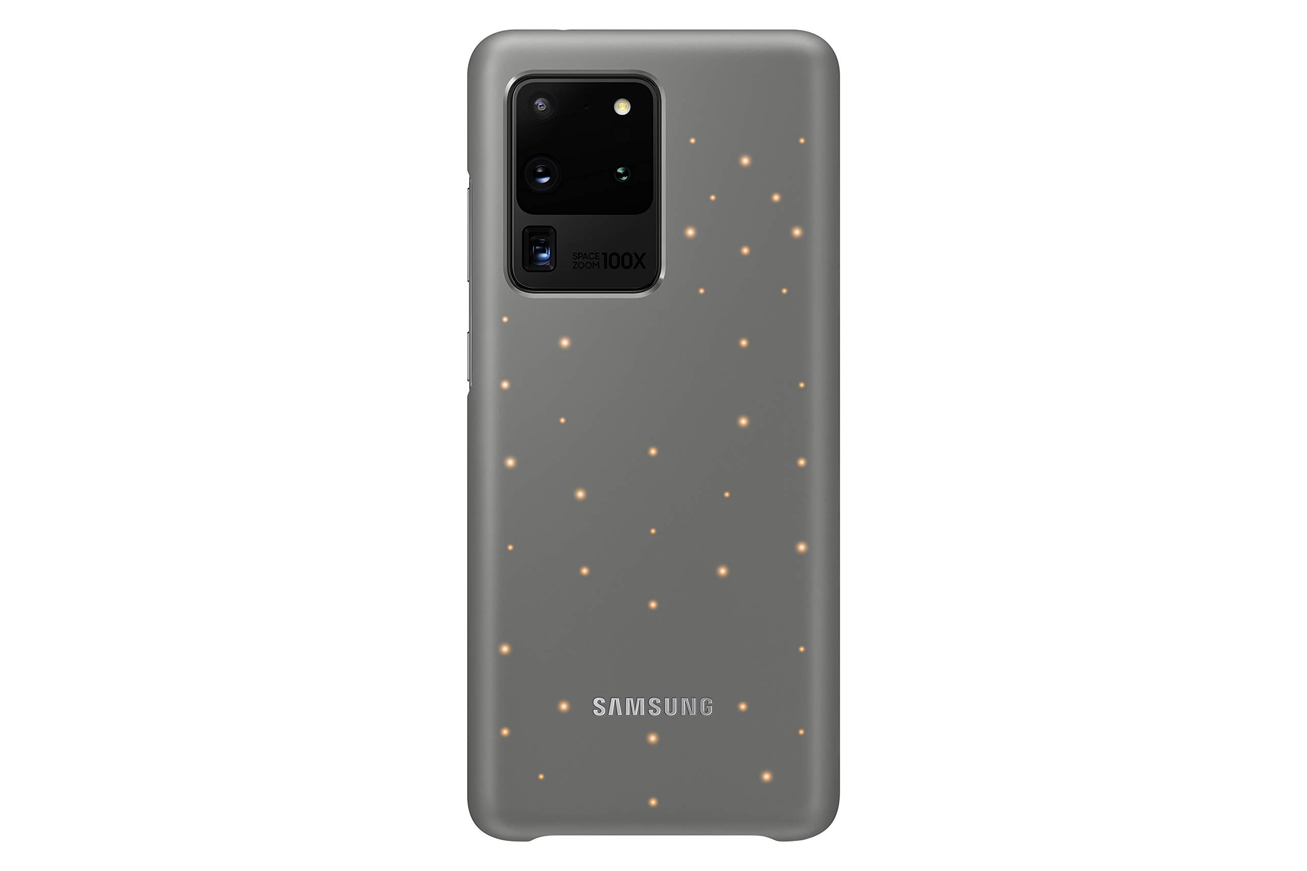 Capa Samsung Galaxy S20 Ultra Protetora De Nylon Smart Led Cinza