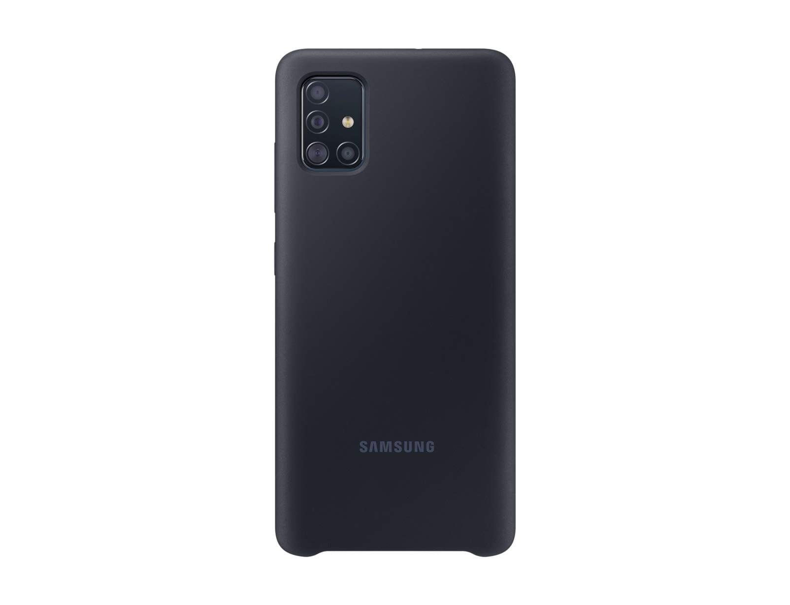 Capa De Telefone Samsung Galaxy A51 Soft Touch De Silicone Preta