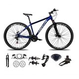 Bicicleta Aro 29 Absolute Nero 5 Freio Hidráulico K7 27v Garfo Com Trava - Azul Tam.21