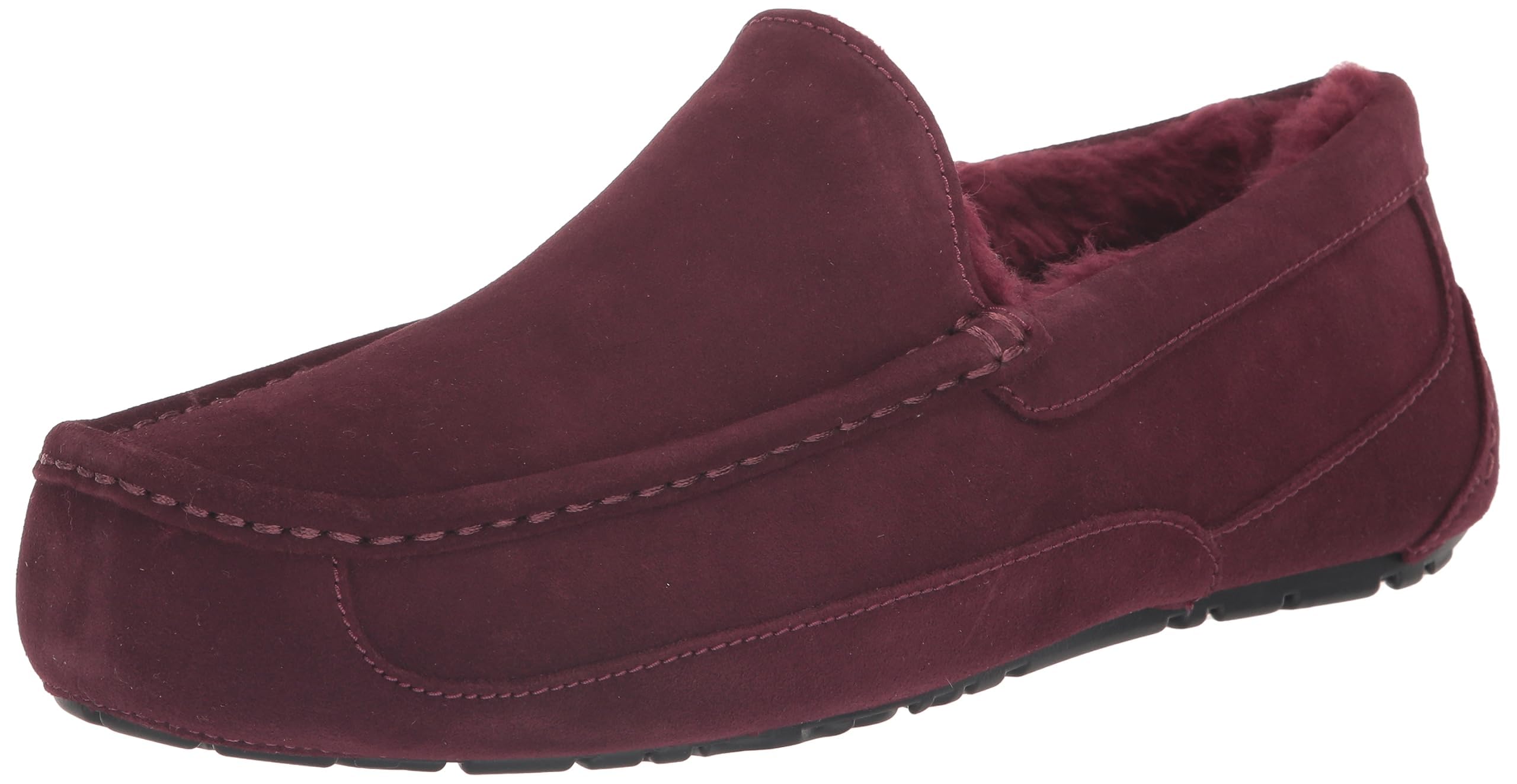 Chinelo Ugg Masculino Ascot Wild Grape Suede 9 Eua/42 Ue