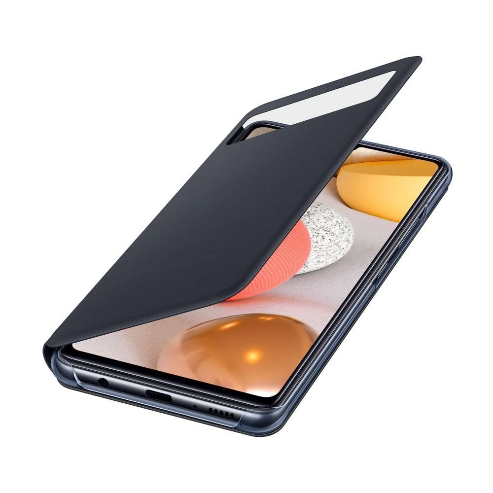 Capa De Celular Samsung Galaxy A42 5g S View Wallet Preta