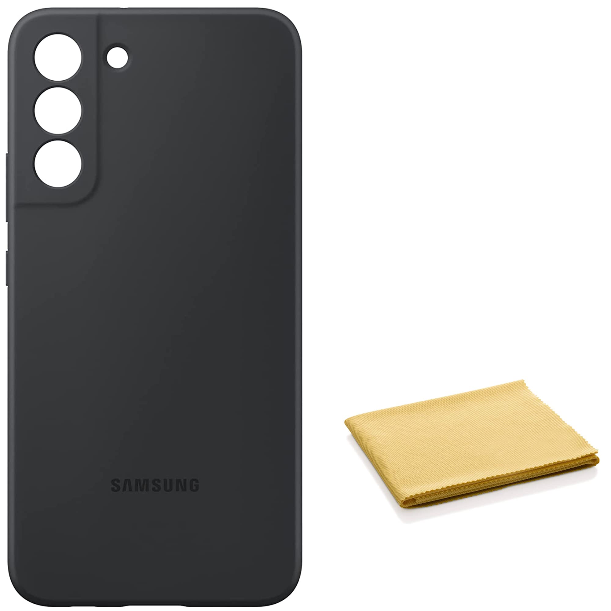 Capa De Telefone Samsung Galaxy S22+ Plus Capa De Silicone Preta