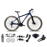 Bicicleta Aro 29 Absolute Nero 5 Freio Hidráulico K7 27v Garfo Com Trava Pneu Com Faixa - Azul Tam.19