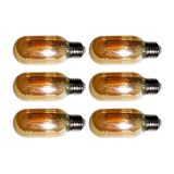 Lampadas De Led Kit 6 Multi Filamento 30w Retro Iluminação Vintage Bivolt