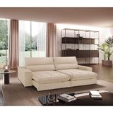 Sofá Aspem Linho 02 Módulos De 100m B25cm Meu Sofá Online A294 Linho Creme
