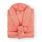 Roupão Feminino Adulto Lady Microfibra Flannel Appel Peach - P