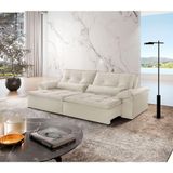 Sofá Parma Linho 02 Módulos De 80cm B25cm Meu Sofá Online A302 Linho Branco