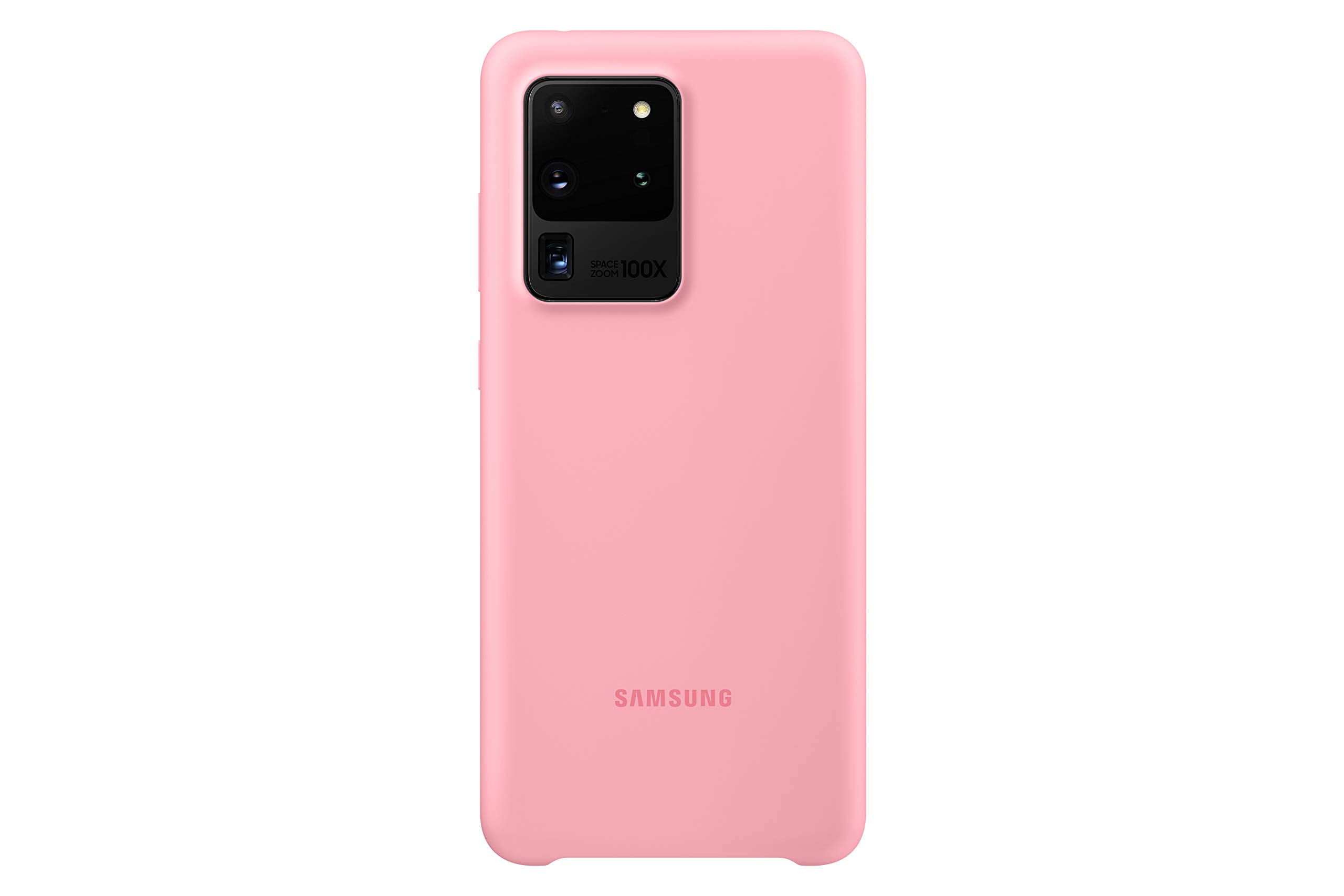 Capa De Telefone Samsung Galaxy S20 Ultra Silicone Rosa