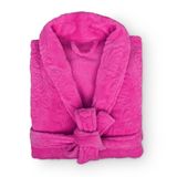 Roupão Feminino Adulto Lady Microfibra Flannel Appel Pink Luxo - Gg