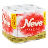 Papel Higiênico Neve Folhas Duplas 30m Neutro 12un Compacto (leve 12 Pague 11) Papel Hig.12 Un L12p11 Fd Neve Compacto Neve