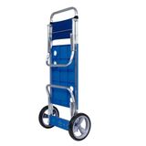 Carrinho De Praia Alumínio Azul - Mor