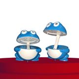 Luminaria Led Mesa Articulavel Abajur Quarto Infantil Bebe Criança Dobravel Decoracao Azul