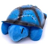 Abajur Tartaruga De Pelucia Musical Luminaria Infantil Com Projetor De Estrelas Som E Luz Led Menino