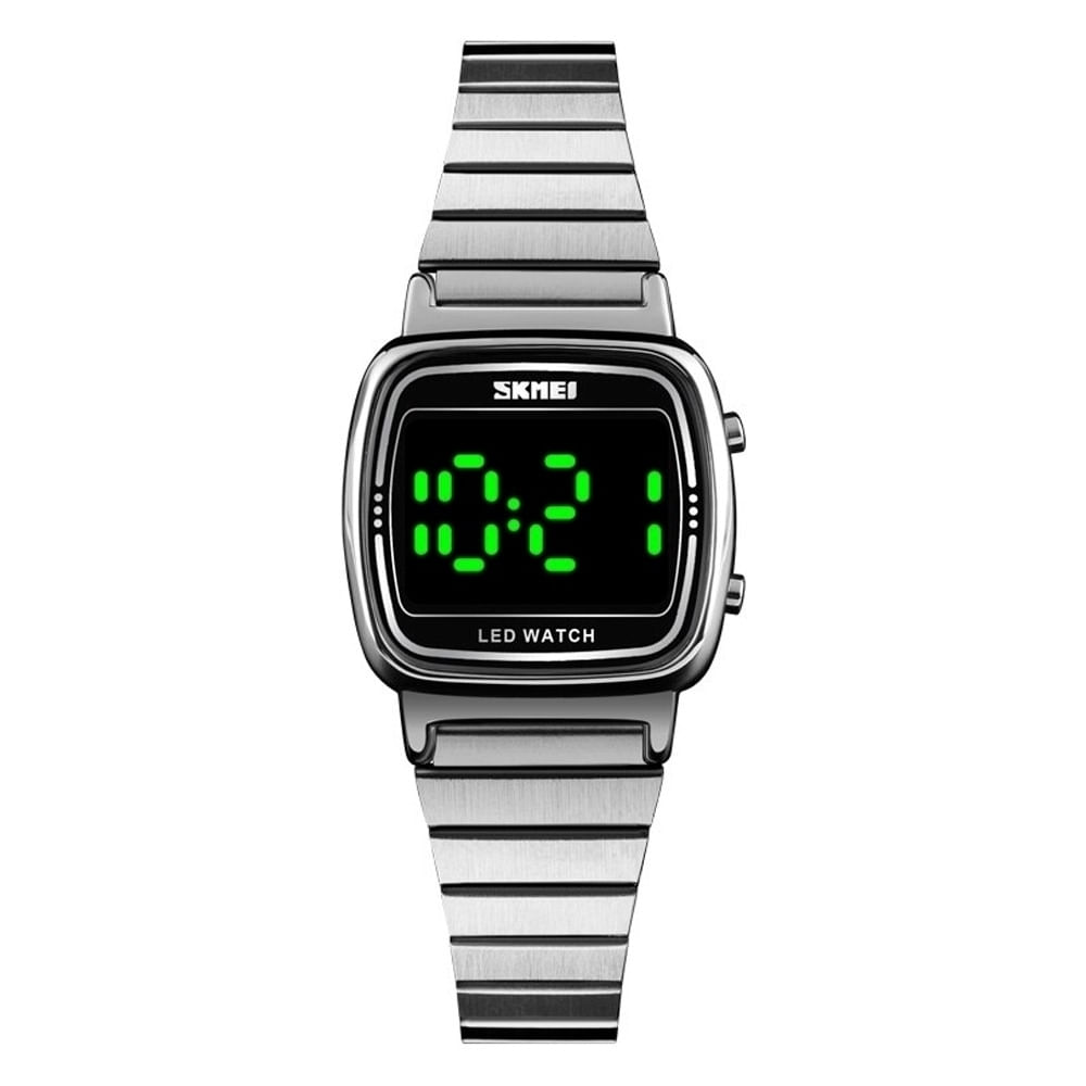 Relógio Feminino Skmei Digital 1543 Prata