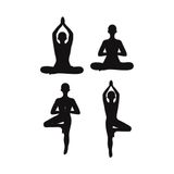 Adesivo Papel Parede Exercício Fitness Pilates Yoga Gym Vermelho E Preto
