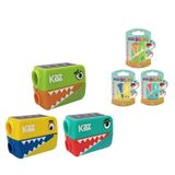 Apontador Infantil Coletor Duplo Dinossauro Kz1935bl Kaz