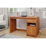 Mesa Computador Escrivaninha Mila 1 Porta E 1 Gaveta Cinamomo - Permóbili